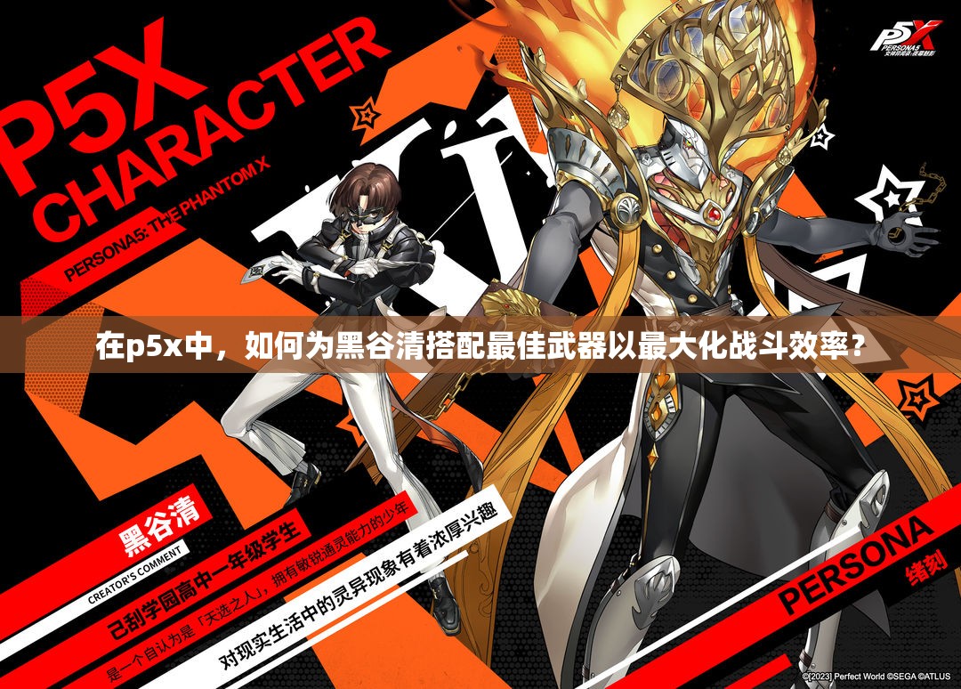 在p5x中，如何為黑谷清搭配最佳武器以最大化戰(zhàn)斗效率？